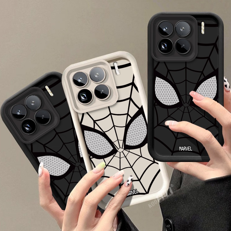 Vỏ Silicon Cho Xiaomi 17T Pro Họa Tiết Anime Người Nhện Vỏ Điện Thoại Mềm Vỏ Bảo Vệ
