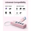 ORICO 4 Cổng USB3.0 Hub Màu Hồng 5Gbps Bộ Chia USB Di Động Tốc Độ Cao 0.15M Cáp Cho Laptop PC
