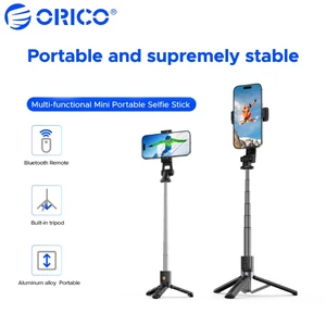 Chân máy Selfie Bluetooth ORICO ORICO Portable 360° Giá đỡ điện thoại xoay Màn trập từ xa không dây cho IOS Android Vlog Chụp