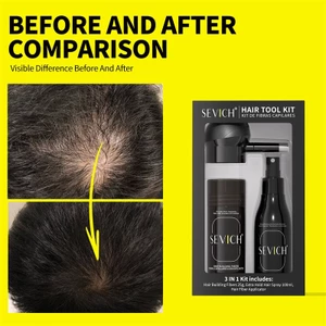 Hộp quà SEVICH Bộ sợi tóc & Xịt tạo kiểu tóc Vòi phun sợi tóc 25g
