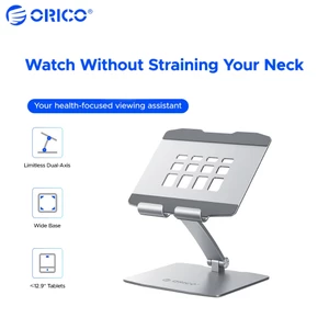 Giá đỡ máy tính bảng nhôm có thể điều chỉnh ORICO FB1 | Giá đỡ iPad có thể gập lại nhiều góc Chăm sóc cổ tiện dụng Hỗ trợ máy tính để bàn cho lớp học trực tuyến Nấu ăn cuộc gọi Video