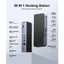 ORICO 20 trong 1 Type C Docking Station Dual DP HDMI 4K VGA Gigabit Ethernet 10Gbps USB3.2 60W PD Multiport Hub Với giắc cắm âm thanh 3,5mm cho máy tính xách tay MacBook
