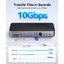 ORICO 20 trong 1 Type C Docking Station Dual DP HDMI 4K VGA Gigabit Ethernet 10Gbps USB3.2 60W PD Multiport Hub Với giắc cắm âm thanh 3,5mm cho máy tính xách tay MacBook