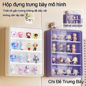 Hộp Trưng Bày Mô Hình | Treo Tường​ Trong Suốt Kệ Hộp Trưng Bày Mô hình nhân vật Có Nắp Chống Nước Chống Bụi