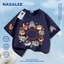 Thành viên NASA Crazy Animal City in hình cho trẻ em Áo thun Cotton ngắn tay nguyên chất loại A cho bé trai bé gái mùa hè Áo thun mặc đường phố phong cách mới