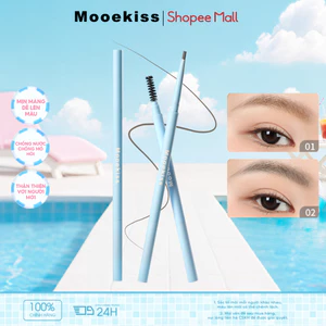 Chì Kẻ Mày Mooekiss 3D, Chống Nước Mồ Hôi, Không Lem, Lâu Trôi, Tạo Sợi Tự NhiênChống NướcKhông LemTự NhiênNgười Mới Bắt Đầu
