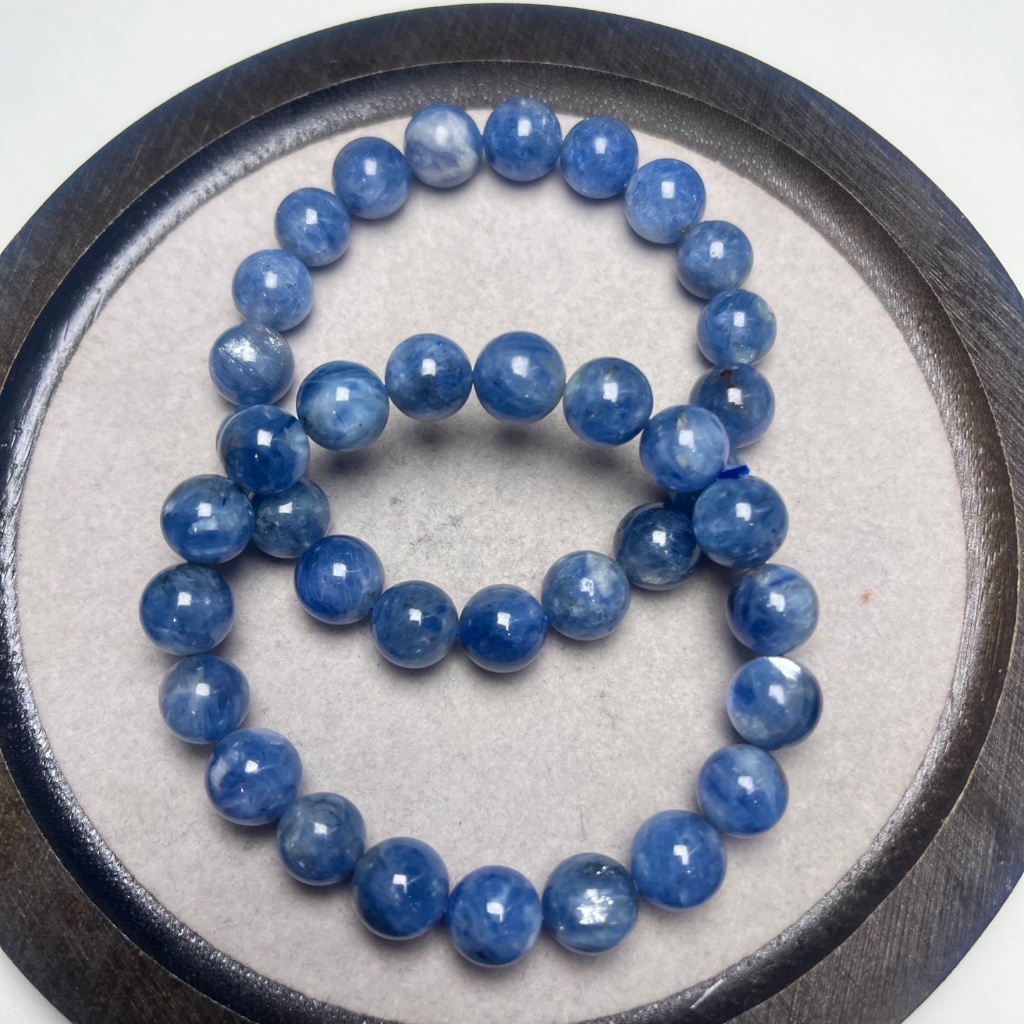 Vòng tay Kyanite tự nhiên cao cấp, phong thủy may mắn, năng lượng, quà tặng nữ