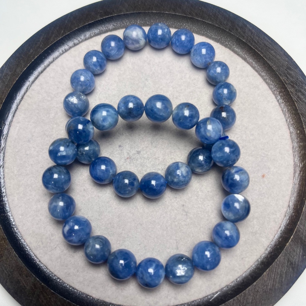 Vòng tay Kyanite tự nhiên cao cấp, phong thủy may mắn, năng lượng, quà tặng nữ