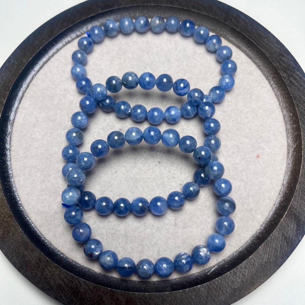 Vòng tay Kyanite tự nhiên cao cấp, phong thủy may mắn, năng lượng, quà tặng nữ