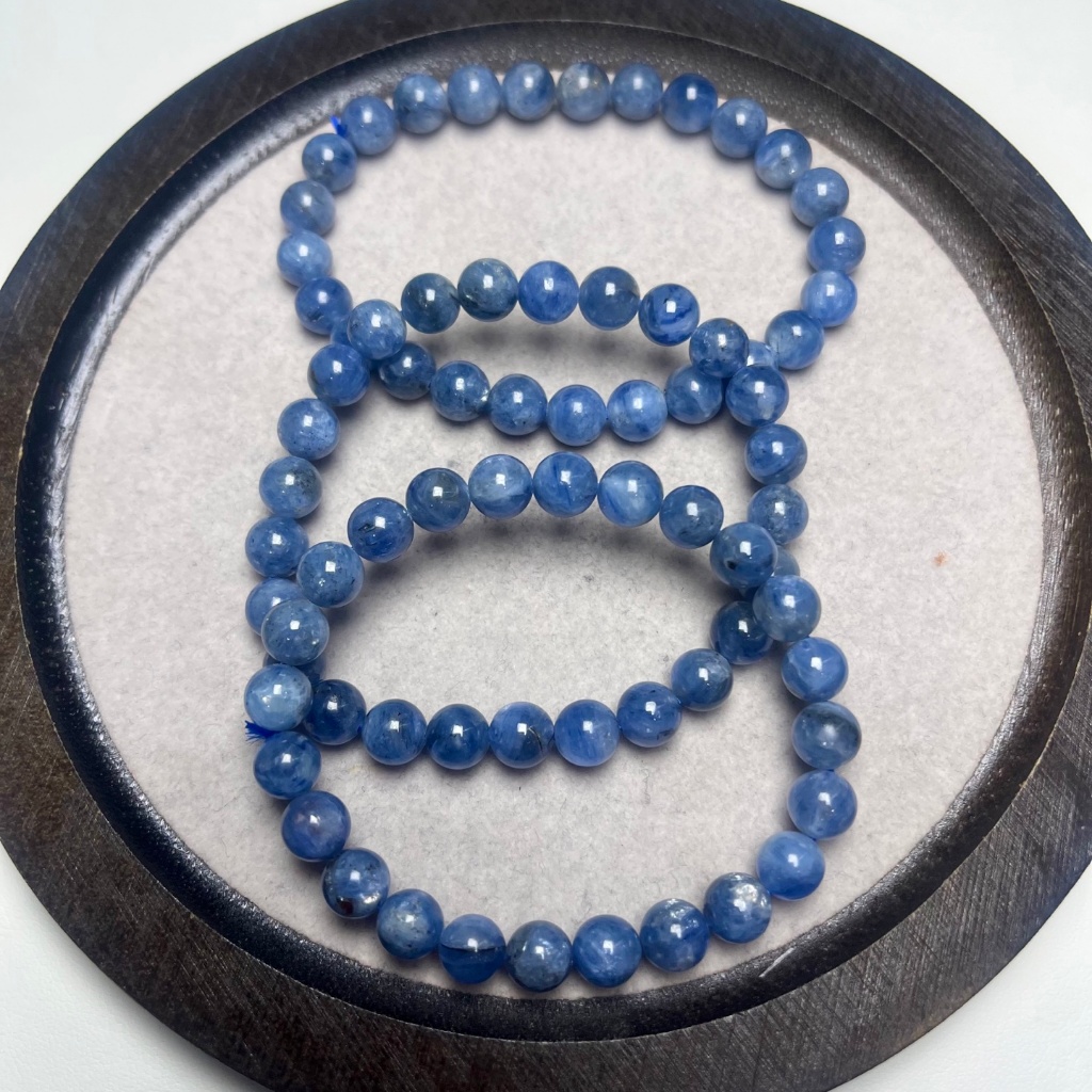 Vòng tay Kyanite tự nhiên cao cấp, phong thủy may mắn, năng lượng, quà tặng nữ