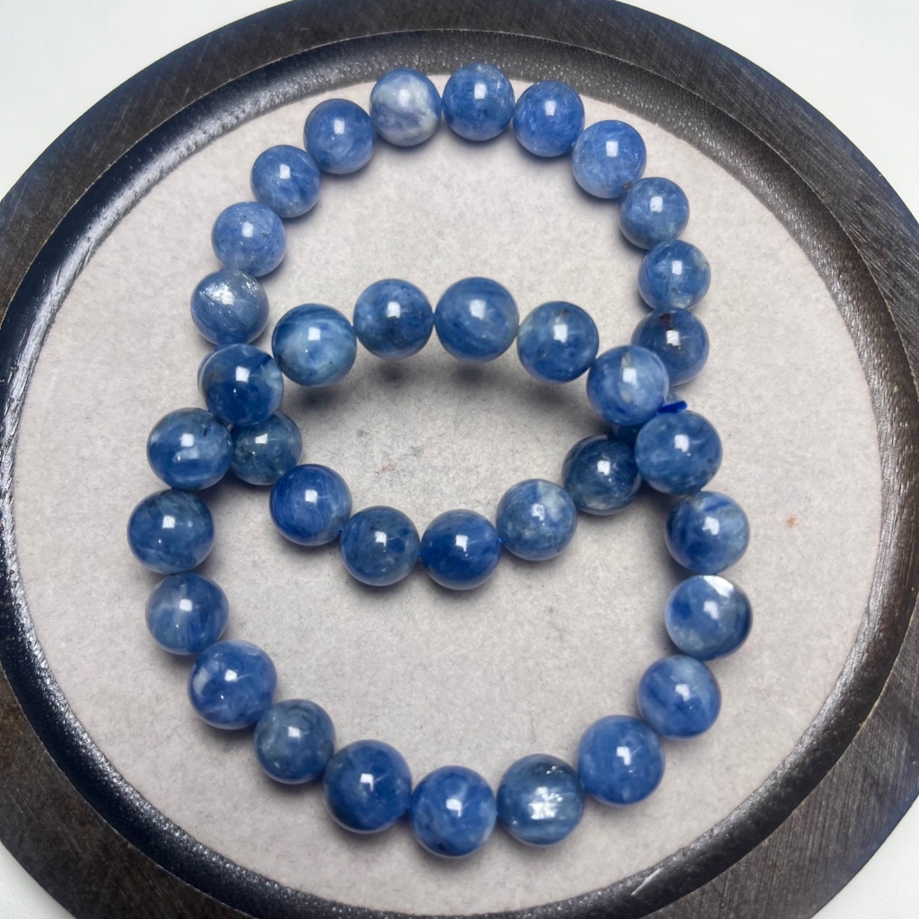 Vòng tay Kyanite tự nhiên cao cấp, phong thủy may mắn, năng lượng, quà tặng nữ