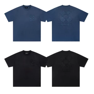 Áo thun Unisex Oversized in chữ thập in hoa cổ điển