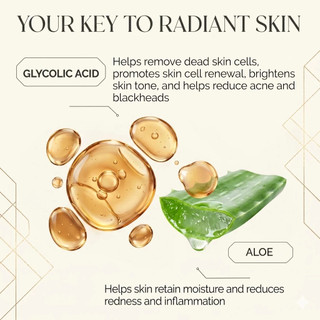 Ordinary Glycolic Acid Toner Exfoliates Facial Skin, Brightens And Deodorizes Skin