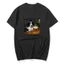 Border Collie Uống Bia Ngộ nghĩnh Chó Meme Áo nam Nữ 100% Cotton Áo Sơ Mi Tay Ngắn Áo