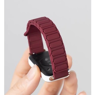 Dây Cho Huawei Band 8 9 10 11 Pro Dây Silicon Nam Châm Mềm Thoáng Khí Có Thể Điều Chỉnh 4 Màu Đen Cam Xanh Trắng Tím Đỏ Thời Trang Công Sở Thể Thao