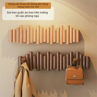 Hiện đại đơn giản rắn gỗ phím móc thiết kế lỗ miễn phí cho cửa vào nhà phòng ngủ và tường gắn kết