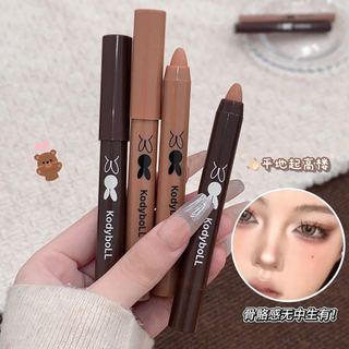 KodyboLL Kem Đường Viền Dính 2 Sắc Thái Điêu Khắc Mặt Highlighter 3d Tự Nhiên Mũi Bóng Trang Điểm Người Mới Bắt Đầu Thân Thiện Đường Viền Dính NO.K43