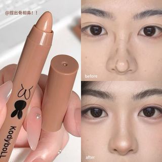 KodyboLL Kem Đường Viền Dính 2 Sắc Thái Điêu Khắc Mặt Highlighter 3d Tự Nhiên Mũi Bóng Trang Điểm Người Mới Bắt Đầu Thân Thiện Đường Viền Dính NO.K43