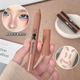 KodyboLL Kem Đường Viền Dính 2 Sắc Thái Điêu Khắc Mặt Highlighter 3d Tự Nhiên Mũi Bóng Trang Điểm Người Mới Bắt Đầu Thân Thiện Đường Viền Dính NO.K43