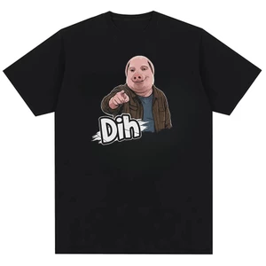 John Pork Meme Hài Hước Áo Thun Nam Cổ Tròn 100% Cotton Quà Tặng Sáng Tạo Top