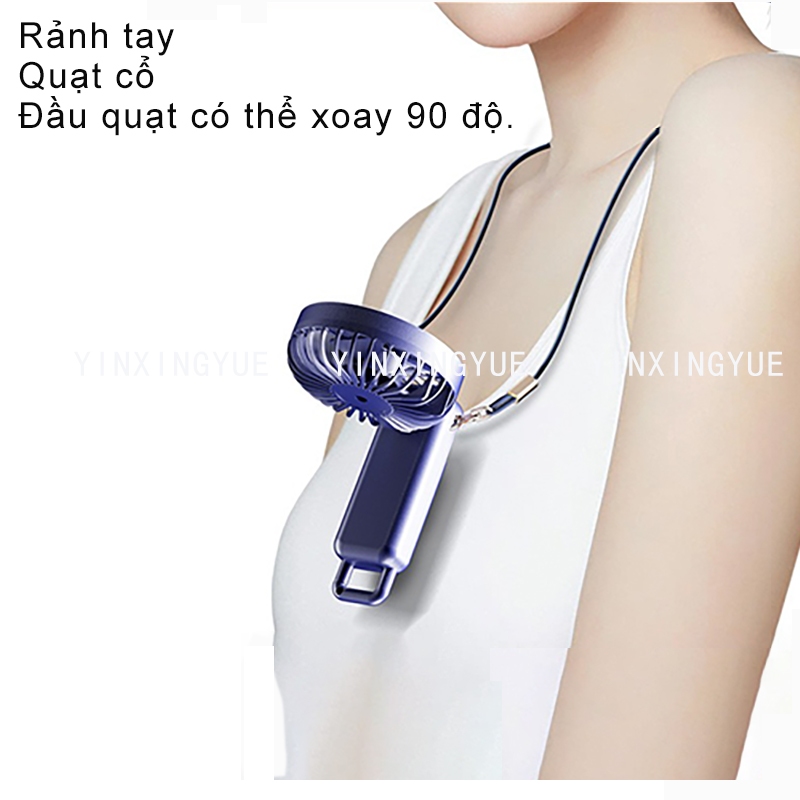 KHO VIỆT NAM | GIAO NHANH Quạt mini để bàn 5 cấp gió nhỏ gọn xách tay cho sinh viên đại học ký túc xá không ồn ào