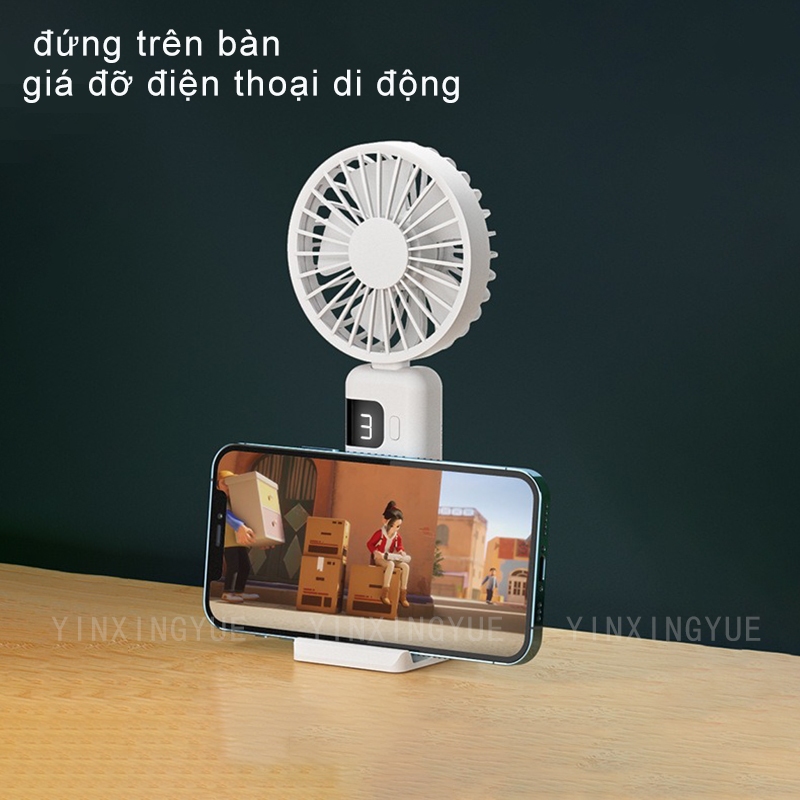 KHO VIỆT NAM | GIAO NHANH Quạt mini để bàn 5 cấp gió nhỏ gọn xách tay cho sinh viên đại học ký túc xá không ồn ào