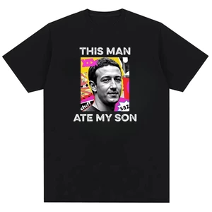 Người Đàn Ông Ate My Son Dank Ngộ nghĩnh Meme Họa Tiết Hài Hước Nam Đường Phố 100% Cotton Áo Thun