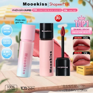 Son Mooekiss Soft Mist Matte hiệu ứng lì mờ tự nhiên, chất son nhẹ môi, có dưỡng ẩm và giữ lớp trang điểm lâu trôi 3g