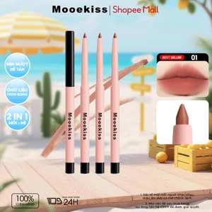 Chì Kẻ Viền Môi Mooekiss, Định Hình Chuẩn, Không Lem, Không Khô Môi, Màu Nude Tự Nhiên 250mg, Lâu Trôi / Bền Màu, Siêu Mảnh