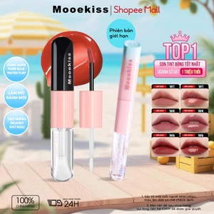 Son Mooekiss 2 Đầu Lì & Bóng, Hiệu Ứng Mờ Lì Kết Hợp Căng Bóng, Lâu Trôi, Môi Mịn Đẹp Dung Tích 1.5g hoặc 3.1g