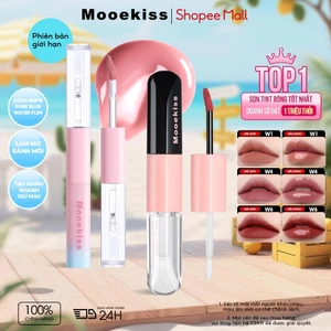 Son Mooekiss 2 Đầu Lì & Bóng, Dưỡng Ẩm, Không Lem, Lâu Trôi, Môi Mịn Căng Bóng 1.5g hoặc 3.1g