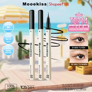 Kẻ Mắt Nước Mooekiss, Chống Nước Mồ Hôi, Không Lem, Giữ Màu Lâu, Nét Mảnh Sắc Nét 0.5ml, Chống Nước, Lâu Trôi, Không Lem, Khô Nhanh,Siêu Mảnh