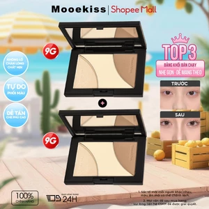 Combo 2 Bảng Tạo Khối Mooekiss 3 Màu Mini Dễ Dùng Cho Người Mới, Tự Nhiên, Lâu Trôi 9gx2