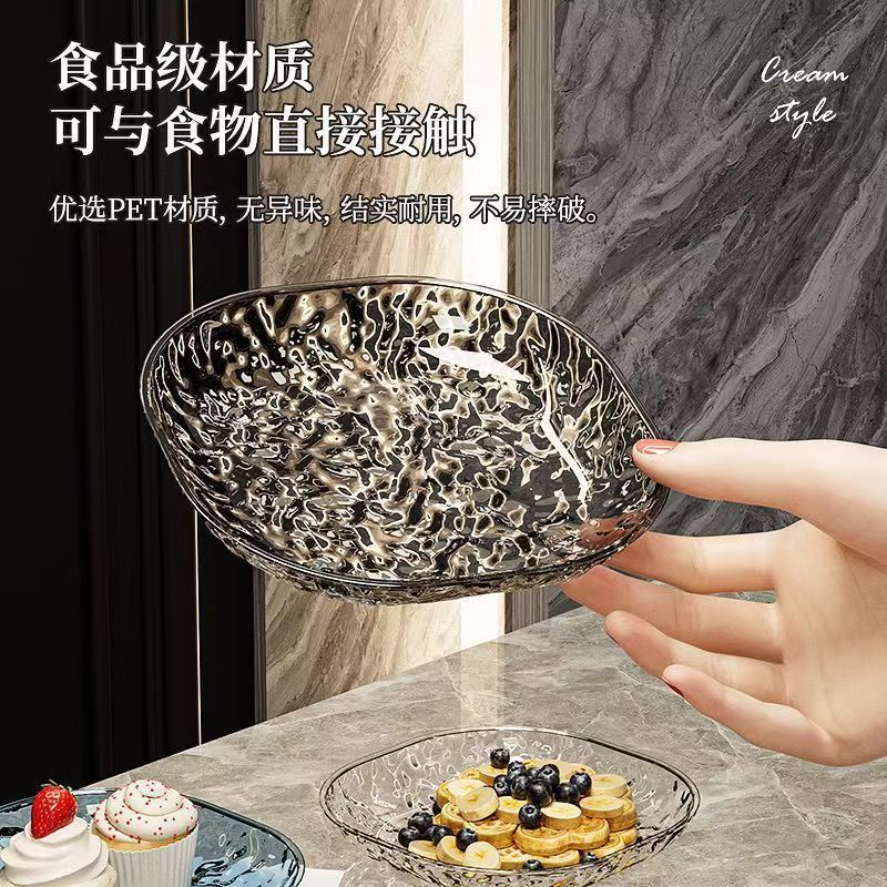 Đĩa nhỏ Đĩa nhỏ riêng biệt Đĩa ăn tối đa chức năng Xương xiên Đĩa cặn Đĩa chống trượt Đồ ăn nhẹ có thể xếp chồng lên nhau Đĩa trái cây Bàn ăn dễ lau chùi Tấm rác Cấp thực phẩm