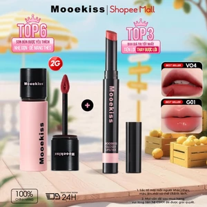 Mooekiss Combination Pack Lip Mud 2g + Water Lip Jelly Lip Glaze 2.2g