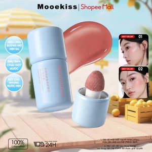 Má Hồng Mooekiss Kem Lì, Mịn Nhẹ, Tạo Khối Nhẹ, Nâng Tông Da, Lâu Trôi, Dễ Tán