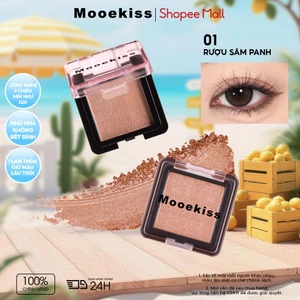 Bảng Phấn Mắt Mooekiss Đa Năng, Lì & Nhũ, Highlight & Contour, Dễ Tán, Makeup Hàng Ngày，Nhũ Lấp Lánh,Lì Mịn,Không Lem