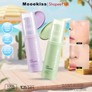 Kem Lót Mooekiss Nâng Tông, Dưỡng Ẩm, Làm Sáng Da, Che Nhẹ Khuyết Điểm, Dịu Nhẹ Cho Da Nhạy Cảm
