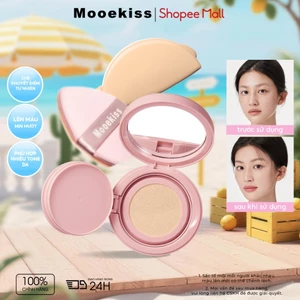 Cushion Mooekiss Che Khuyết Điểm, Mịn Lì Lâu Trôi, Không Mốc, Kiềm Dầu, Phù Hợp Mọi Loại Da