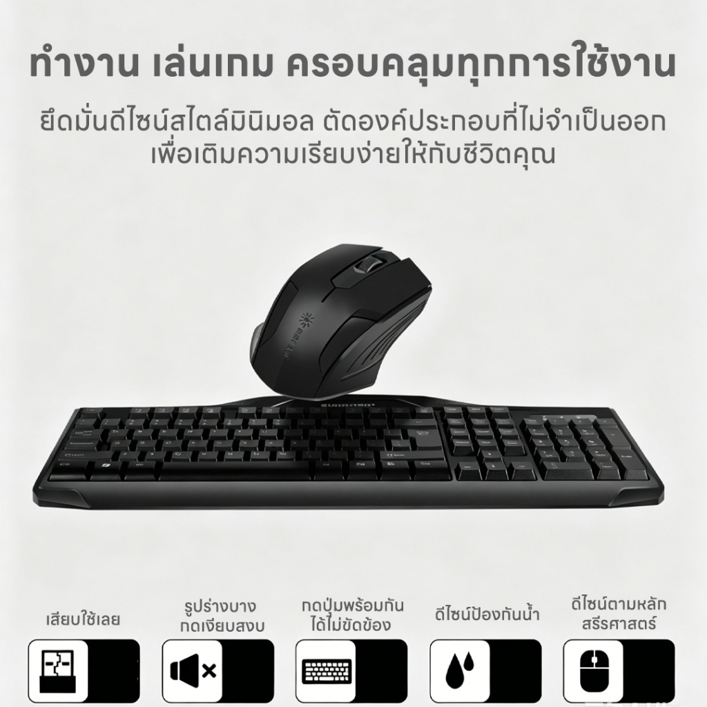 SUNROSE 006 Chuột có dây, Độ chính xác cao 1000 DPI, Thiết kế tiện dụng, Mouse có dây, Plug & Play, Chuột gaming, Cáp 1.45m, Tương thích với Windows / Mac / Android Chuột máy tính
