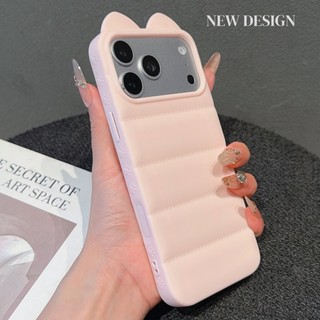 Ốp điện thoại tai 3D Creative Money Cat Thích hợp cho iPhone 11 12 13 14 15 16 17 Pro Max Matte Bao gồm tất cả Vỏ mềm chống rơi