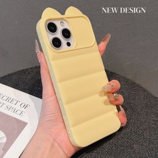 Ốp điện thoại tai 3D Creative Money Cat Thích hợp cho iPhone 11 12 13 14 15 16 17 Pro Max Matte Bao gồm tất cả Vỏ mềm chống rơi