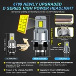 MAXGTRS 2x D2S Đèn LED Canbus HID D2R D2C D4S Bóng Đèn Pha LED Cho Xe Toyota BMW E53 Cắm Và Chạy HID Xenon Light — ảnh 3