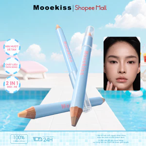 Bút Mooekiss 2 Đầu, Tạo Khối & Highlight, Dễ Tán, Lâu Trôi, Định Hình Khuôn Mặt