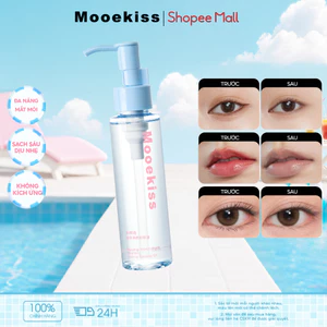 Dầu rửa mặt Mooekiss: Làm sạch sâu, kết cấu nhẹ, dễ rửa và nhũ hóa