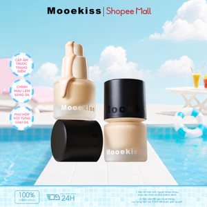 Kem nền dạng lỏng Mooekiss - Độ phủ cao, kiểm soát dầu, dưỡng ẩm & công thức lâu trôi