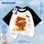 NASA Halloween Capybara Luru In hình cho trẻ em Áo thun Cotton ngắn tay nguyên chất loại A cho bé trai bé gái Mùa hè Áo thun mặc đường phố phong cách mới