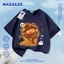 NASA Halloween Capybara Luru In hình cho trẻ em Áo thun Cotton ngắn tay nguyên chất loại A cho bé trai bé gái Mùa hè Áo thun mặc đường phố phong cách mới
