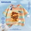 NASA Halloween Capybara Luru In hình cho trẻ em Áo thun Cotton ngắn tay nguyên chất loại A cho bé trai bé gái Mùa hè Áo thun mặc đường phố phong cách mới
