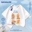 NASA We Are All Stars In hình cho trẻ em Áo thun Cotton ngắn tay nguyên chất loại A cho bé trai bé gái mùa hè Áo thun mặc đường phố phong cách mới